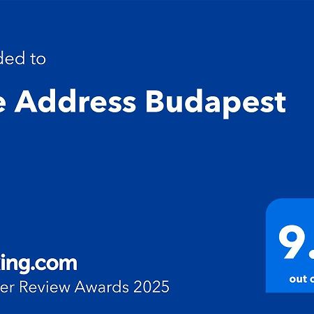 The Address Budapest Exteriör bild